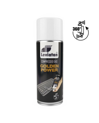 Sprężony gaz Leviatan 360° Golden Power 200ml do czyszczenia