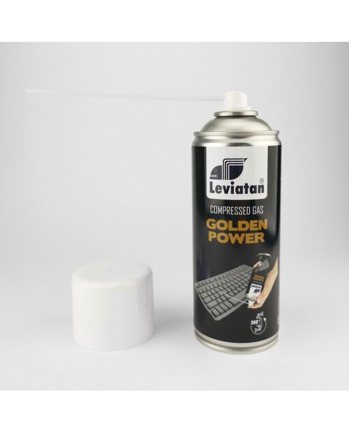 Sprężony gaz Leviatan 360° Golden Power 200ml do czyszczenia