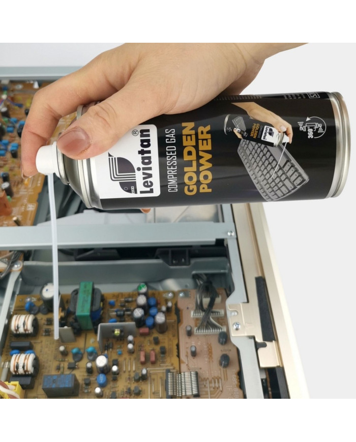 Sprężony gaz Leviatan 360° Golden Power 200ml do czyszczenia