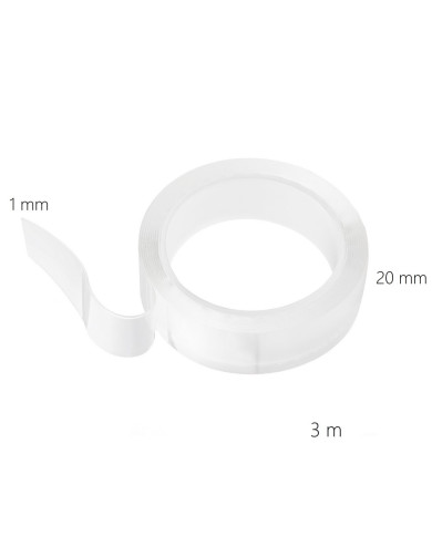 Taśma Nano Smart Tape 1mm x 20mm x 3m - wielokrotnego użytku