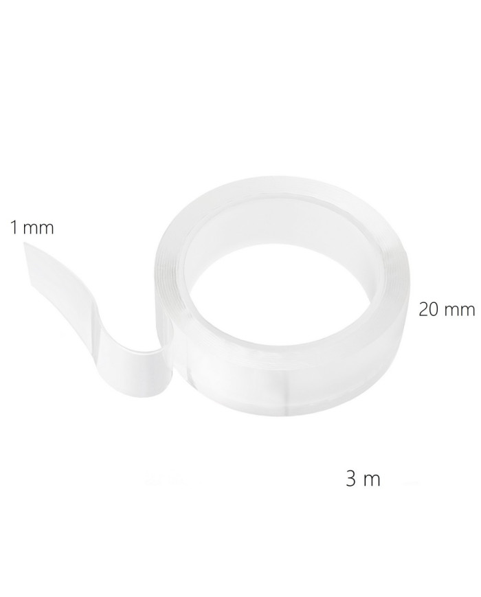 Taśma Nano Smart Tape 1mm x 20mm x 3m - wielokrotnego użytku