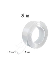 Taśma Nano Smart Tape 3 cm x 3 m - dwustronna, przeźroczysta