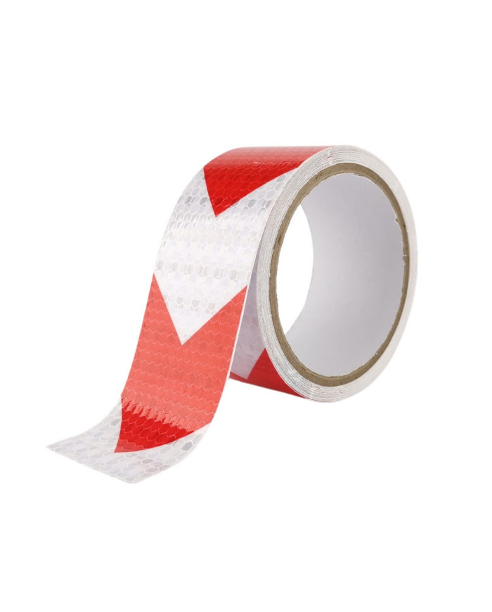Taśma ostrzegawcza klejąca odblaskowa 50mm x 5m