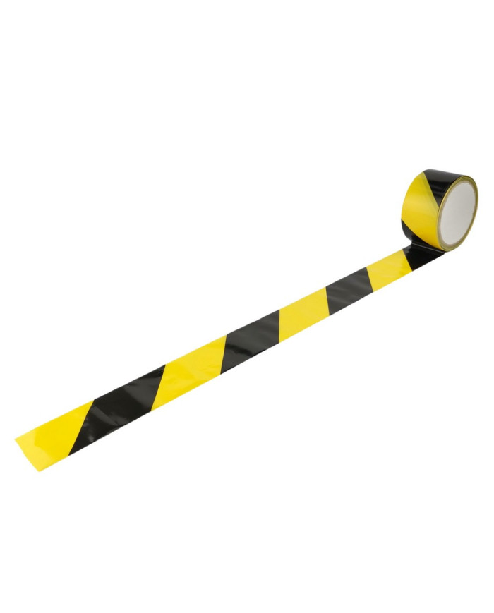 Taśma ostrzegawcza IH 48mm x 50m nieklejąca żółto-czarna