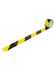 Taśma ostrzegawcza IH 48mm x 50m nieklejąca żółto-czarna