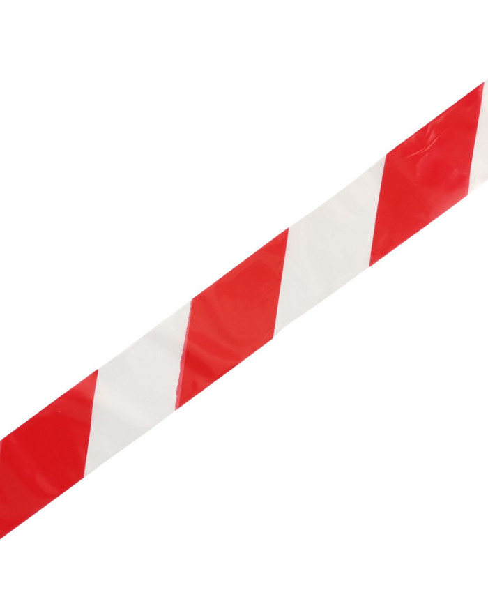 Taśma ostrzegawcza IH 48mm x 50m nieklejąca biało-czerwona