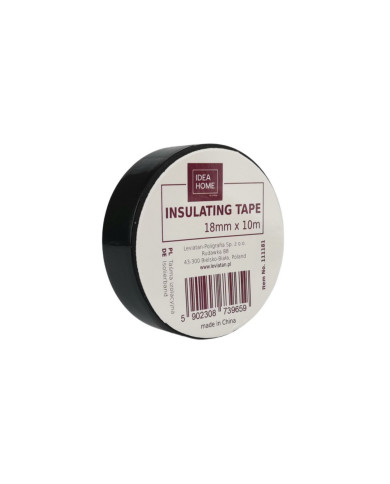 Taśma izolacyjna IH 18mm x 10m 6szt – czarna, klejąca