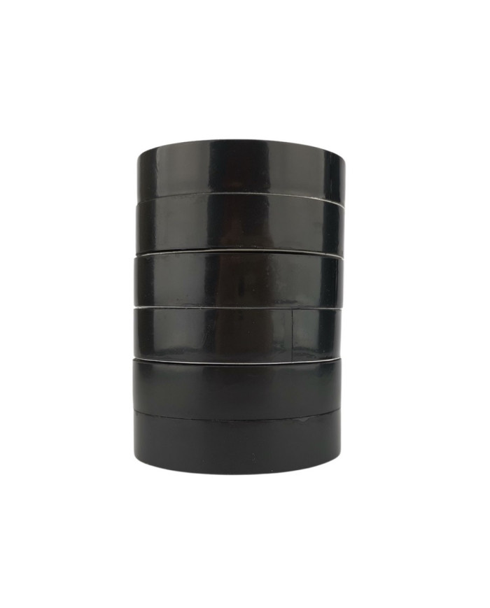 Taśma izolacyjna IH 18mm x 20m 6szt - czarna, klejąca