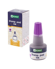 Tusz D.Rect fioletowy 30ml do stempli - 12 sztuk
