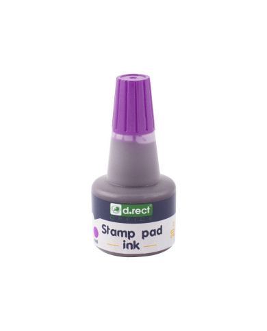 Tusz D.Rect fioletowy 30ml do stempli - 12 sztuk