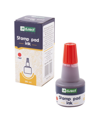 Tusz D.Rect czerwony 30ml 12szt – intensywny kolor
