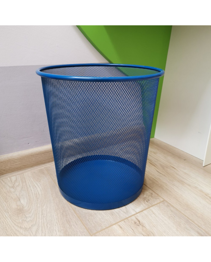 Kosz Leviatan siatka granatowy 12L - biurowemax.pl