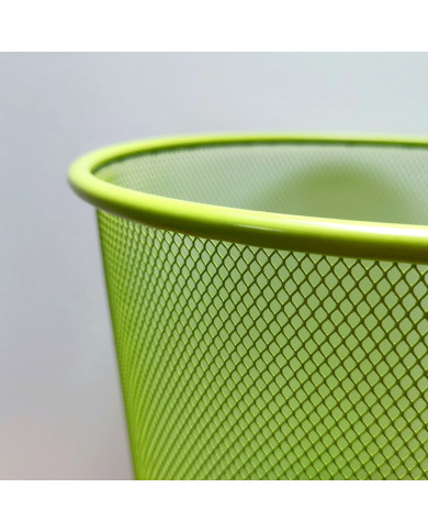 Kosz Leviatan siatka limonka 12L - biurowemax.pl