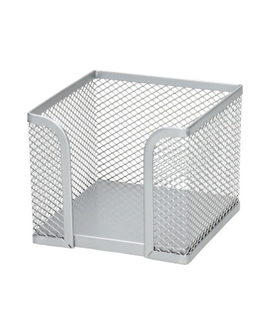 POJEMNIK NA KARTECZKI 95x95x80 SIATKA SREBRNY