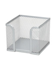 Pojemnik na karteczki 95x95x80 mm srebrny - biurowemax.pl