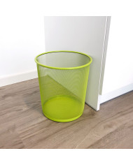 Kovový odpadkový koš limetka do kanceláře 350x297x275 mm