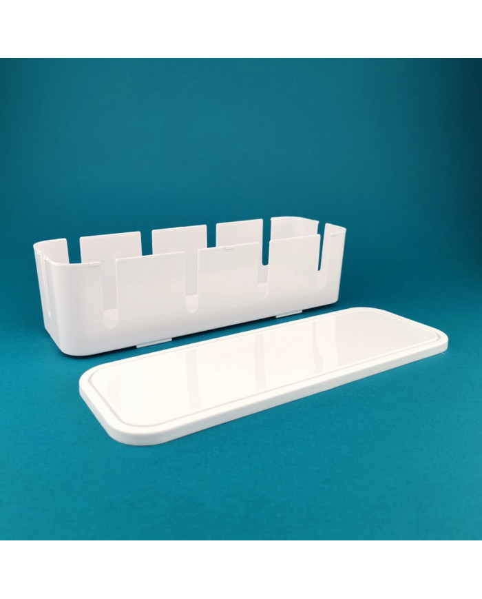 Pudełko na kable białe 270x75x75 mm - biurowemax.pl