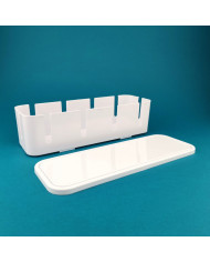 Pudełko na kable białe 270x75x75 mm - biurowemax.pl