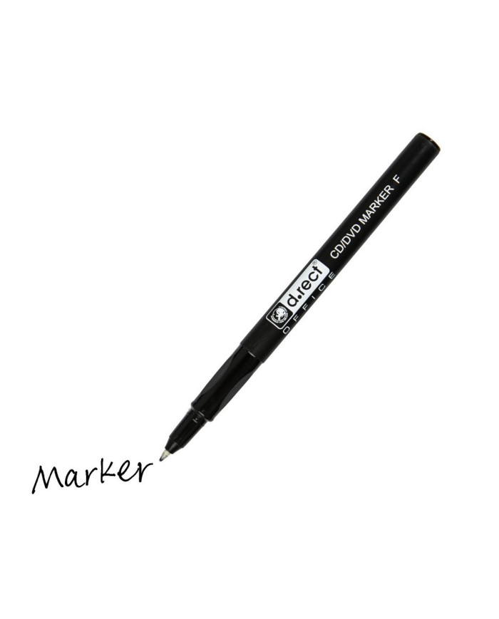 MARKER D.RECT CD 0,7 F CZARNY 12szt