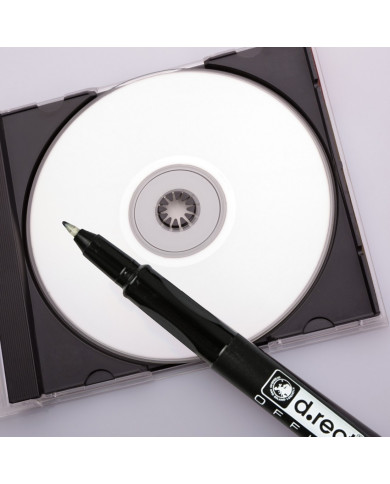 MARKER D.RECT CD 0,7 F CZERWONY 12szt