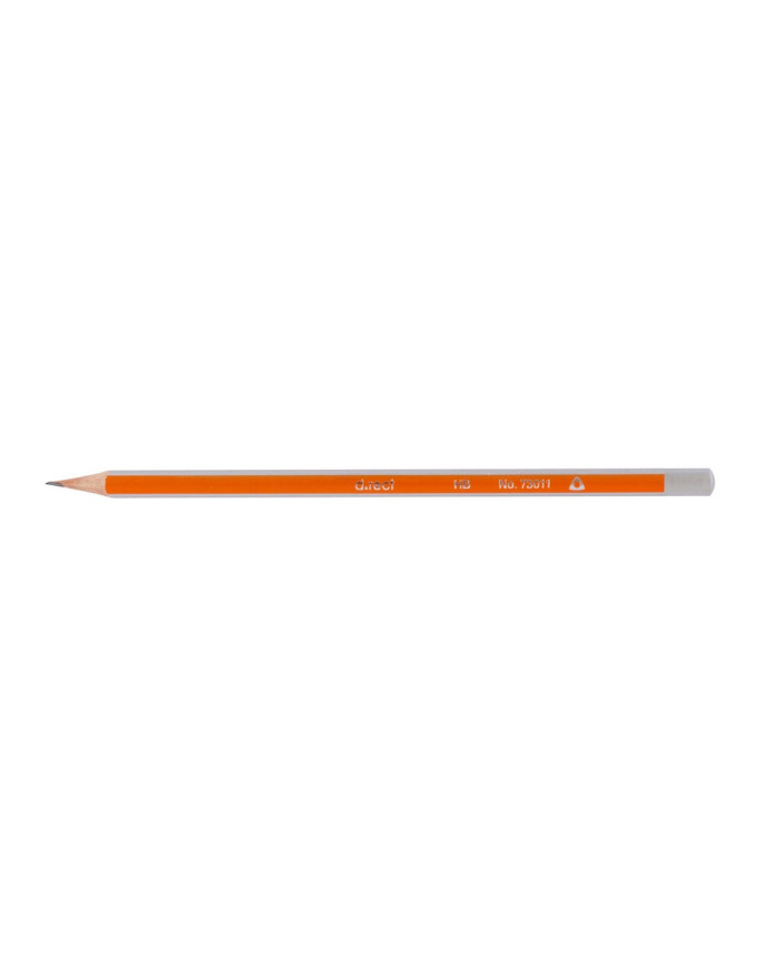 OŁÓWEK D.RECT HB 73011 TRIO DREWNIANY OSTRZONY BEZ GUMKI  12szt
