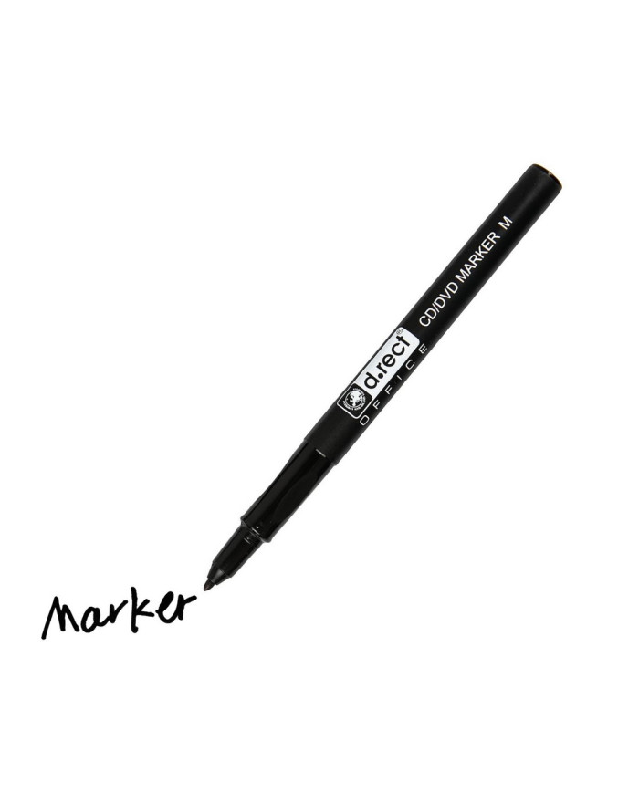 MARKER D.RECT CD 1,0 M CZARNY 12szt