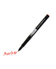 MARKER D.RECT CD 1,0 M CZERWONY 12szt
