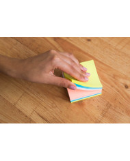 BLOCZEK D.RECT SAMOPRZYLEPNY 75x75mm MIX NEON 400 MANGO SET 6 szt