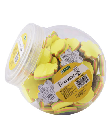 NOTES SAMOPRZYLEPNY D.RECT 45x45mm MIX 75K SŁÓJ 100szt