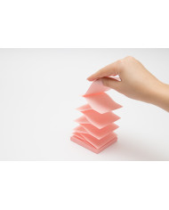 NOTES SAMOPRZYLEPNY D.RECT ZIG-ZAG 75x75mm RÓŻOWY