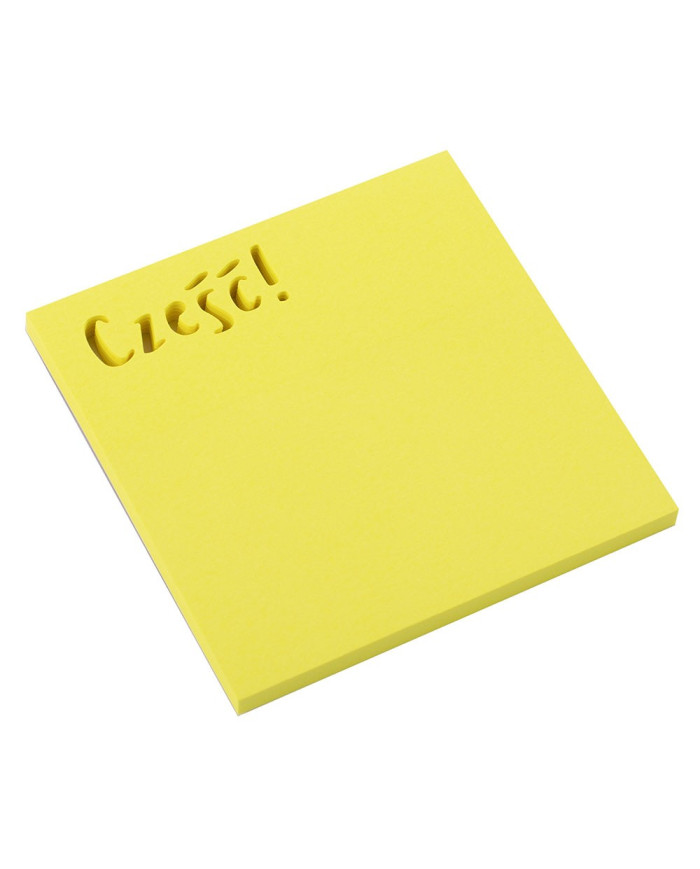 NOTES SAMOPRZYLEPNY TEXT 75x75mm 50K CZEŚĆ