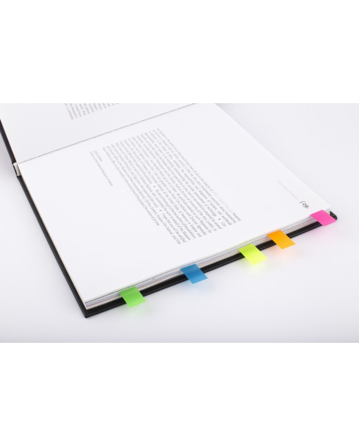 ZAKŁADKI INDEKSUJĄCE PET 45x12mm 5x25szt 30szt