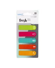 ZAKŁADKI INDEKSUJĄCE SMART PET FRESH 12x45mm 5x25szt INFO