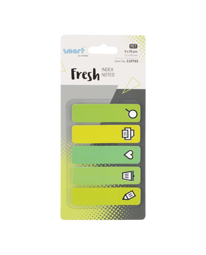 ZAKŁADKI INDEKSUJĄCE SMART PET FRESH 12x45mm 5x25szt OFFICE