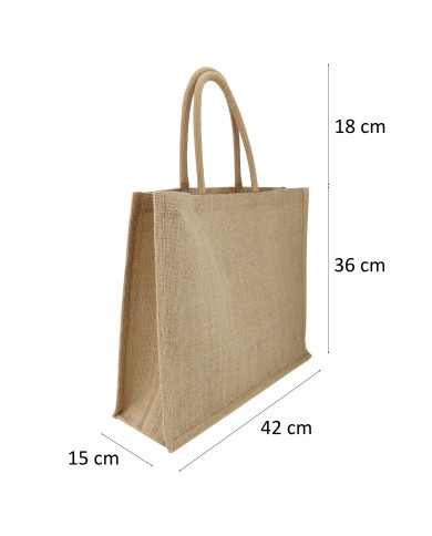 Torba jutowa laminowana Leviatan - eko i pojemna