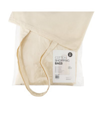 Torba bawełniana 140g 380x420 z uszami naturalna 25szt