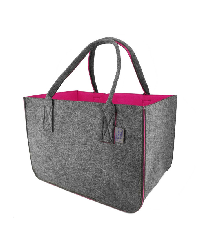 Torba filcowa Leviatan 30L szaro-różowa – praktyczna i wytrzymała