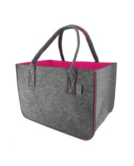 Torba filcowa Leviatan 30L szaro-różowa – praktyczna i wytrzymała