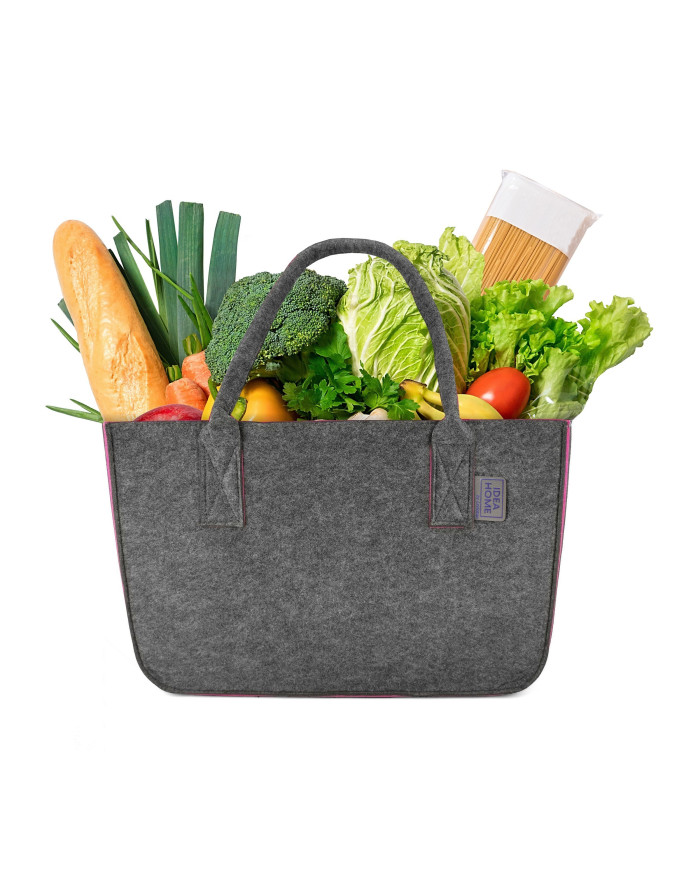 Torba filcowa Leviatan 2 szt. szaro-różowa 30l