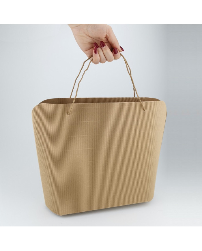 Torba prezentowa IH Wave Kraft L 6szt – ekologiczne opakowanie