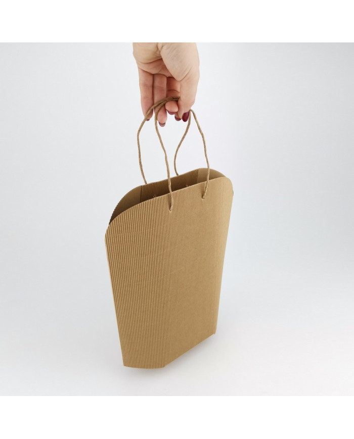 Torba prezentowa IH Wave Kraft M 6szt – naturalna, trwała