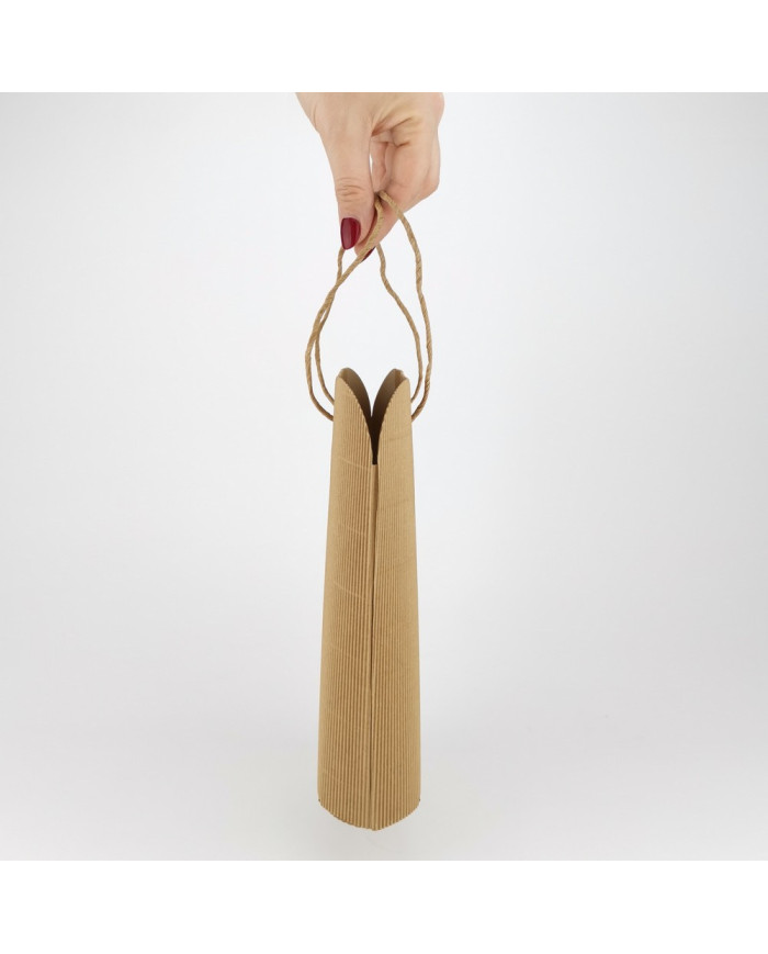 Torba prezentowa IH Wave Kraft S 6szt - naturalna, trwała