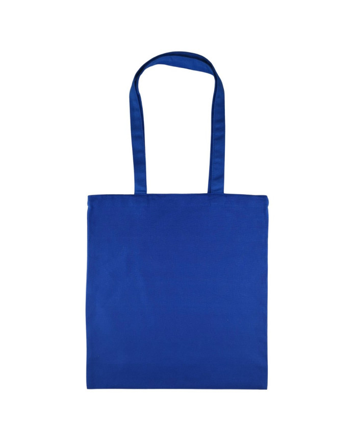 Niebieska torba bawełniana 220g 380x420 z długimi uszami 5szt