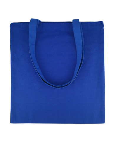 Niebieska torba bawełniana 220g 380x420 z długimi uszami 5szt