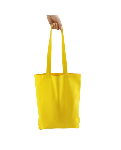 Żółta torba bawełniana 220g 380x420mm 5 sztuk
