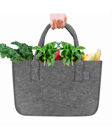 Torba filcowa Leviatan 2 szt. szaro-różowa 30l