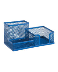 Przybornik na biurko Leviatan siatka granatowy 205x103x98mm