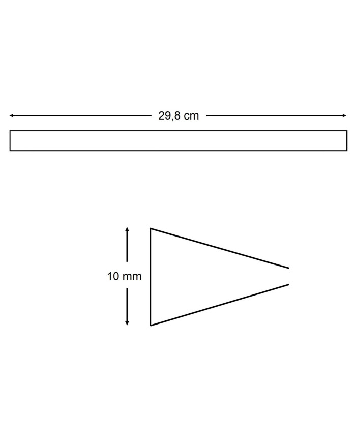 Listwa zaciskowa DRECT 10mm niebieska 50 sztuk