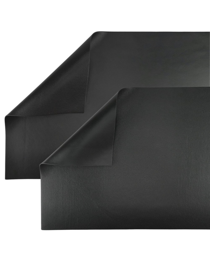 Mata skórzana Smart 80x40 cm dwustronna czarna