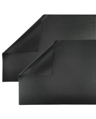 Mata skórzana Smart 80x40 cm dwustronna czarna